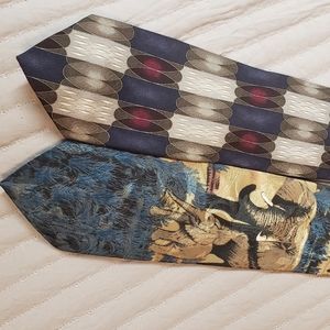 Two beautiful ties as shown for one low price